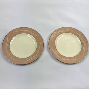 Homer Laughlin Cavalier Eggshell Plates
